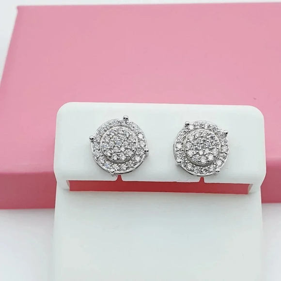 "925 Sterling Silver Cubic Zirconia Earrings, U19254598 - Picture 7 of 11